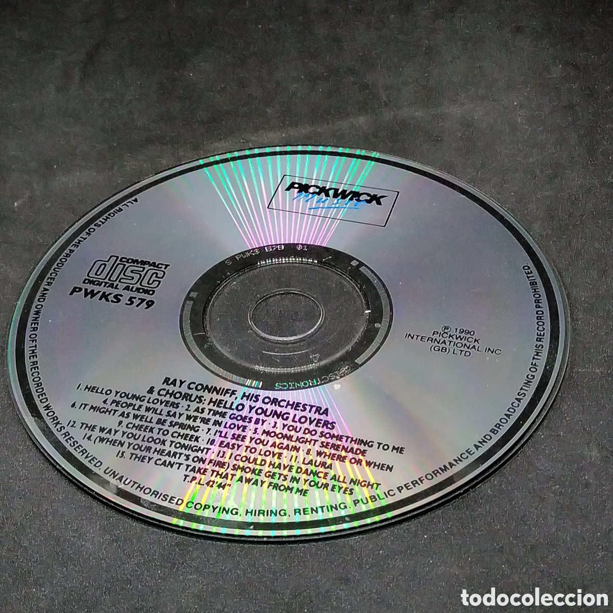 CDs de m&uacute;sica: RAY CONNIFF - HELLO YOUNG LOVERS - 1990 - CD - DISCO VERIFICADO - Foto 7