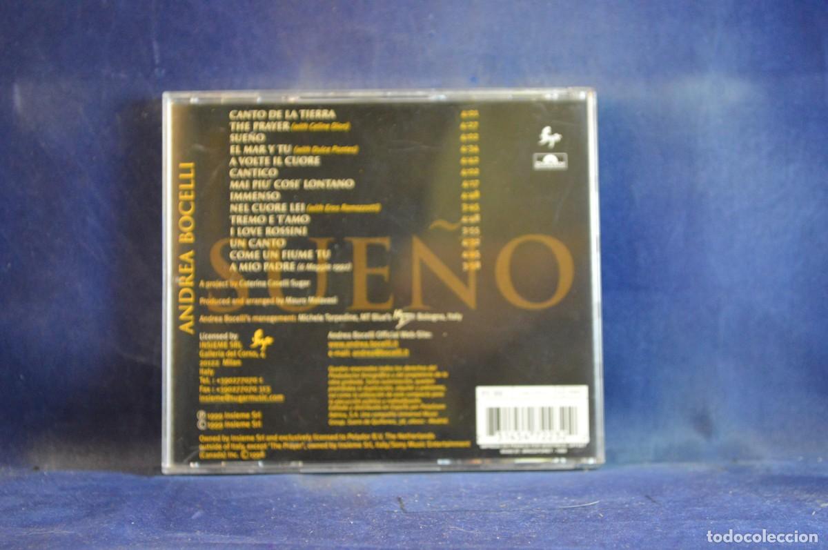 CDs de m&uacute;sica: ANDREA BOCELLI &ndash; SUE&Ntilde;O - CD - Foto 2