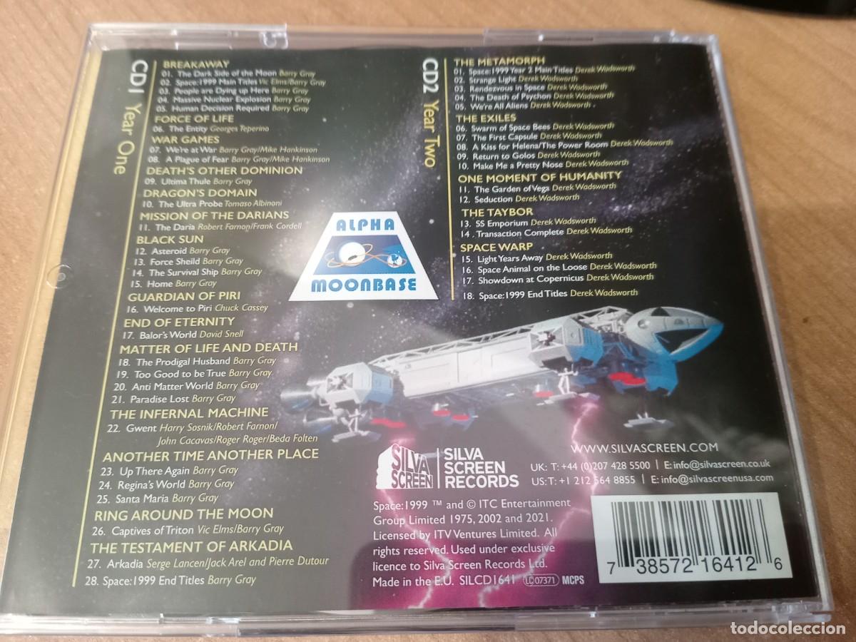 CDs de m&uacute;sica: CD SOUNDTRACK: SPACE 1999 - 2 CDS - Foto 3
