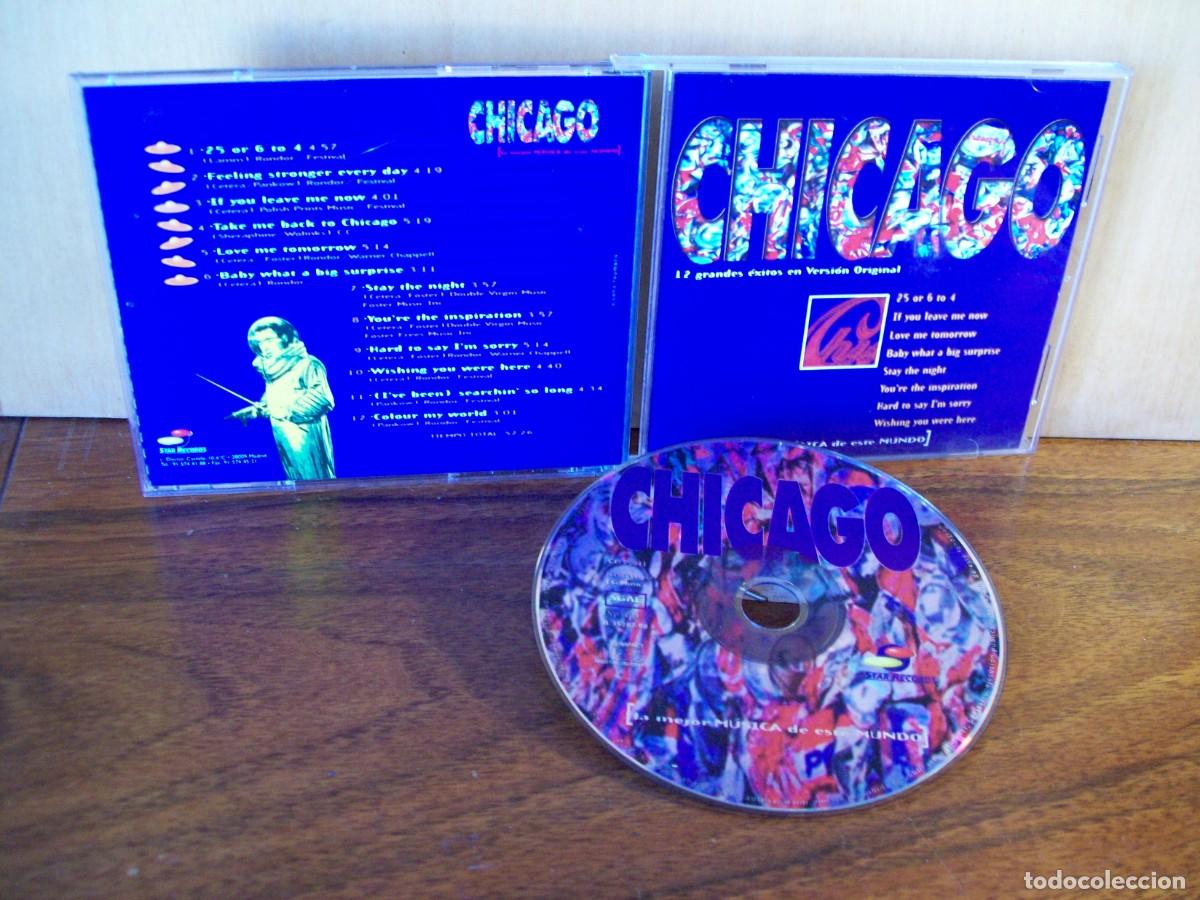 CDs de m&uacute;sica: CHICAGO -12 GRANDES EXITOS EN VERSION ORIGINAL - CD - Foto 1