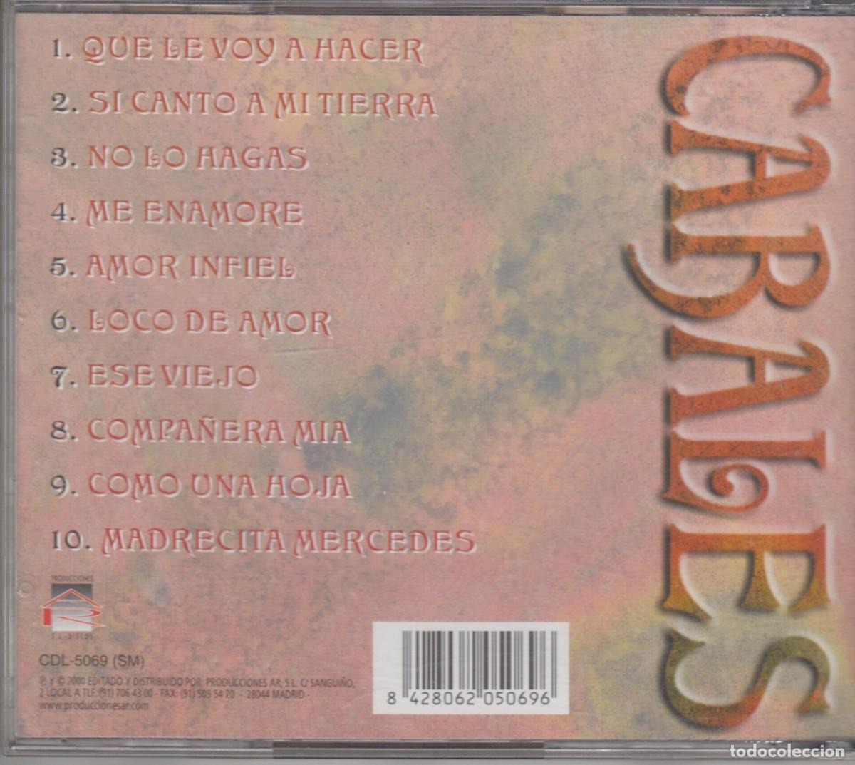CDs de m&uacute;sica: Cabales cd Me enamor&eacute; 2000 - Foto 2