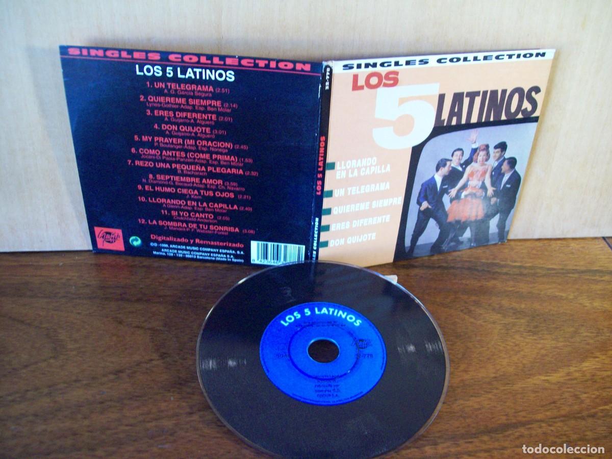 CDs de m&uacute;sica: LOS 5 LATINOS - SINGLES COLLECTIONS - CD DIGIPACK - Foto 1