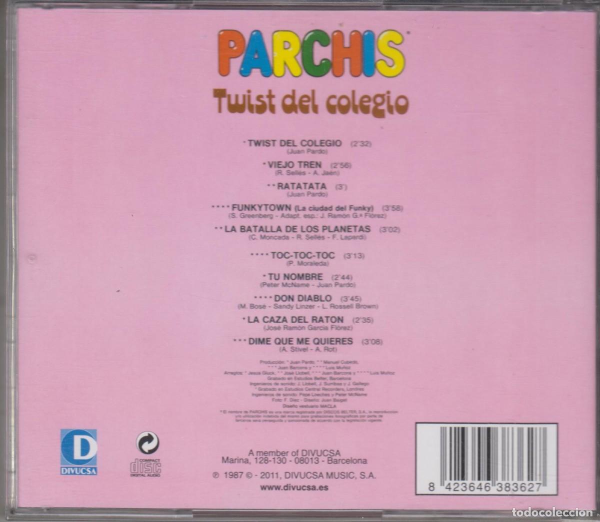 CDs de m&uacute;sica: Parchis cd Twist del colegio 2011 Divucsa - Foto 2