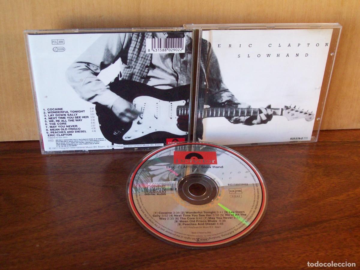 CDs de m&uacute;sica: ERIC CLAPTON - SLOWHAND -CD FABRICADO EN FRANCIA - Foto 1