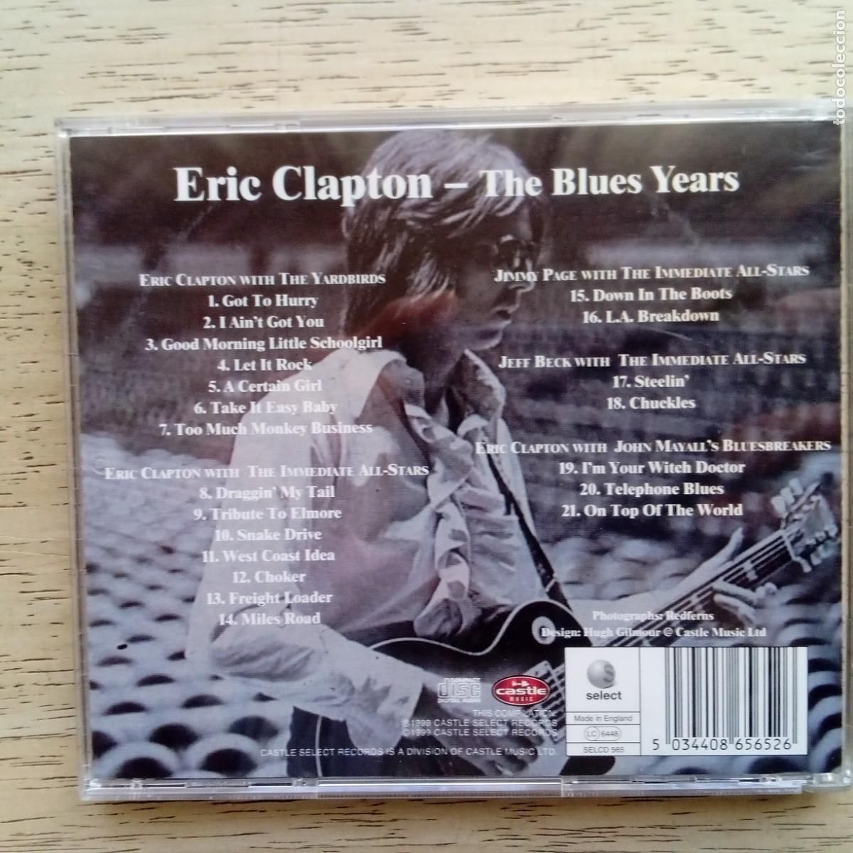 CDs de m&uacute;sica: Eric Clapton. The Blues Years. CD - Foto 2