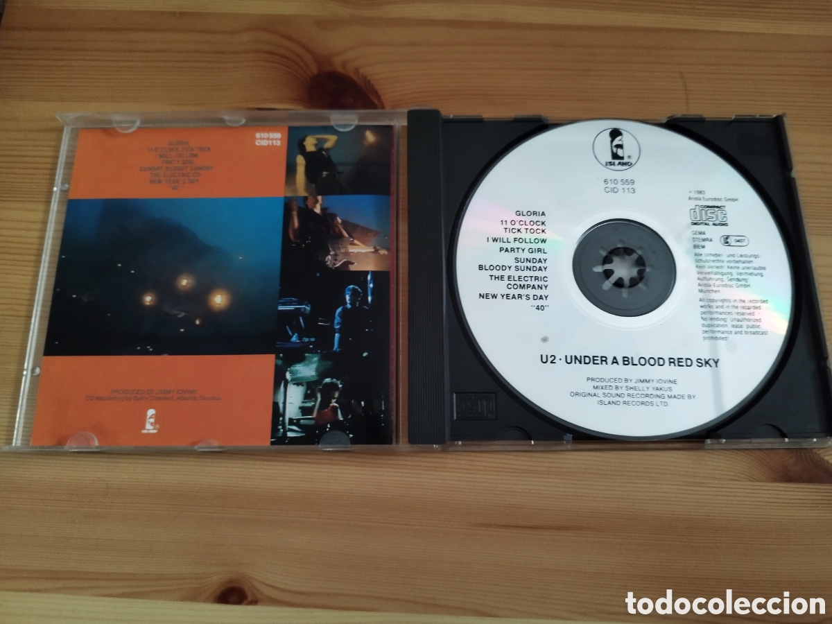 CDs de m&uacute;sica: CD de U2 - live &rdquo;under a blood red Sky&rdquo; - Foto 2