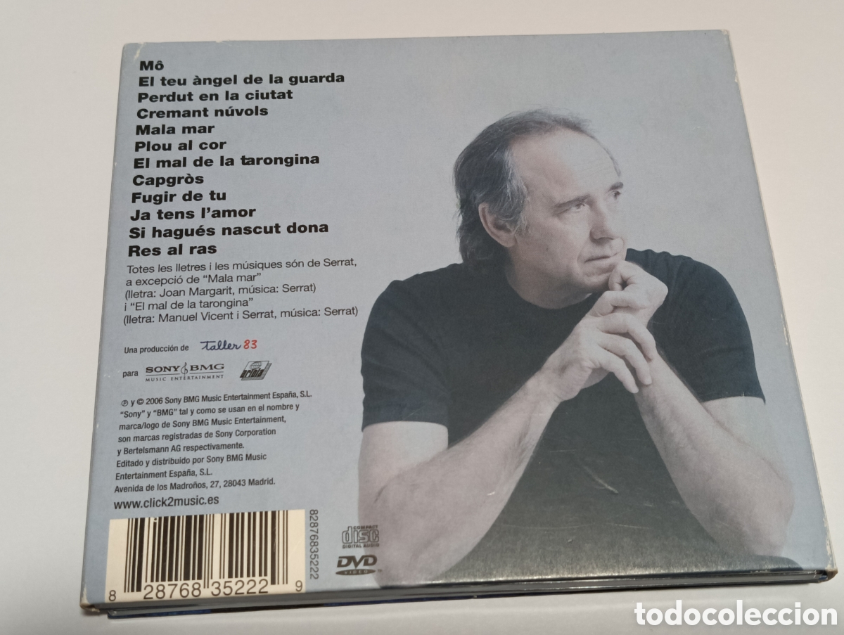 CDs de m&uacute;sica: 2xCD (CD y DVD) - SERRAT - M&Ocirc; - Ariola 2006 - Foto 4