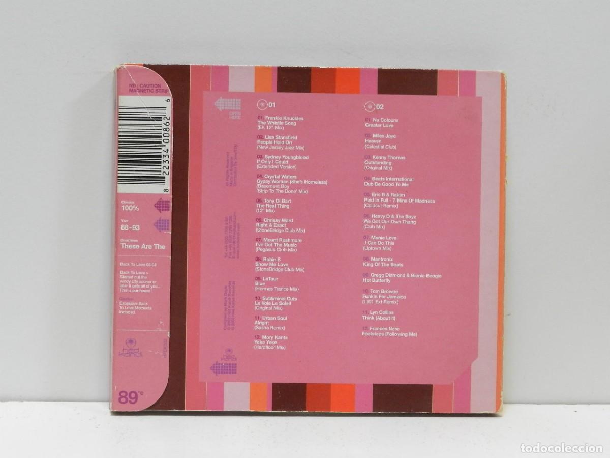CDs de m&uacute;sica: DISCO 2 X CD. Back To Love 03.03. COMPACT DISC. - Foto 2