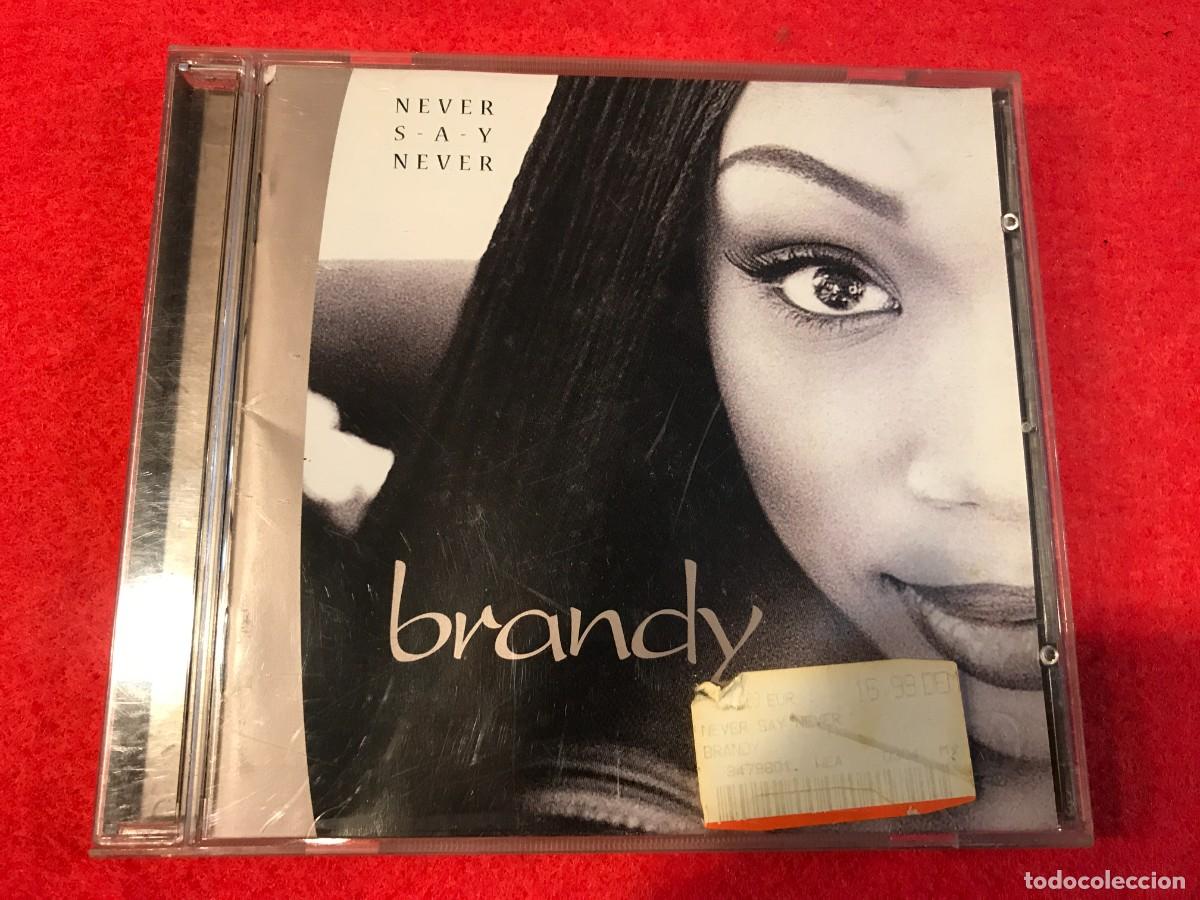CDs de M&uacute;sica: CD. BRANDY. NEVER SAY NEVER