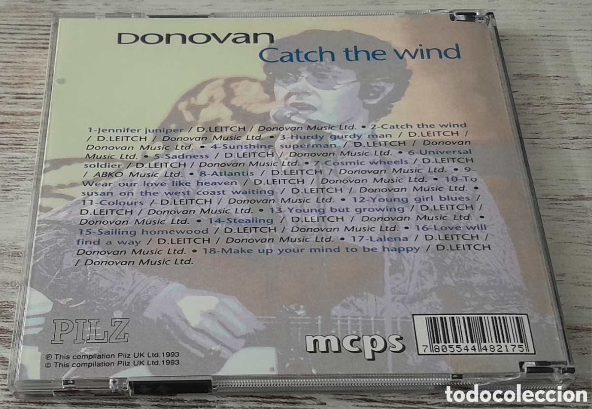 CDs de m&uacute;sica: DONOVAN - CATCH THE WIND - Foto 2