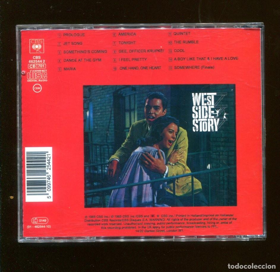 CDs de m&uacute;sica: West side Story. cbs. cd - Foto 2