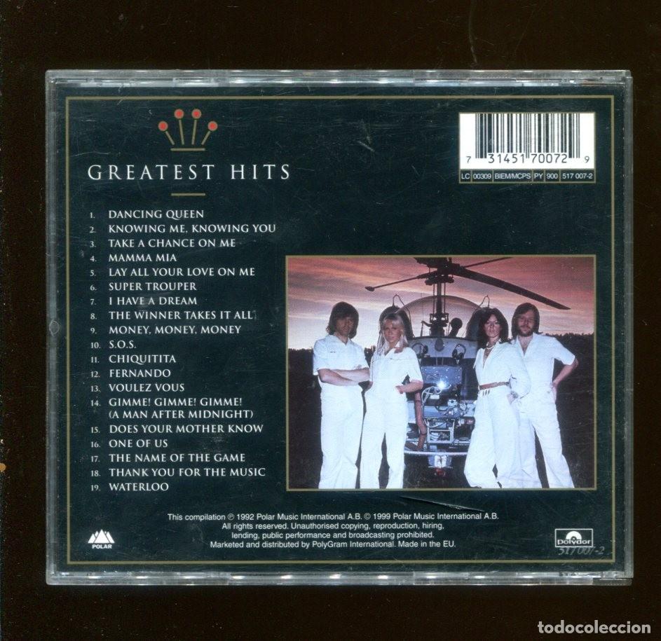 CDs de m&uacute;sica: abba gold. greatest hits. cd - Foto 2