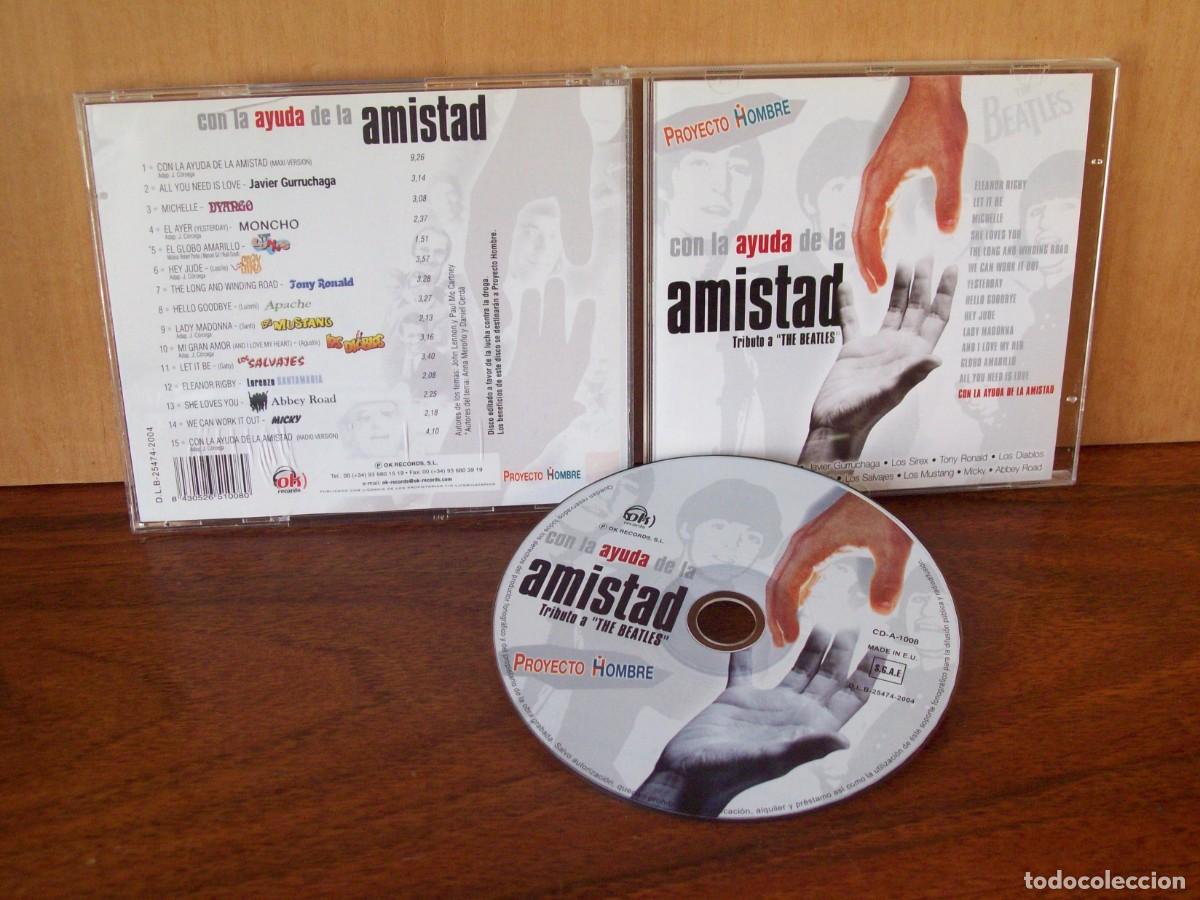 CDs de M&uacute;sica: CON LA AYUDA DE LA AMISTAD (TRIBUTO A LOS BEATLES) - CD ARTISTAS VARIOS