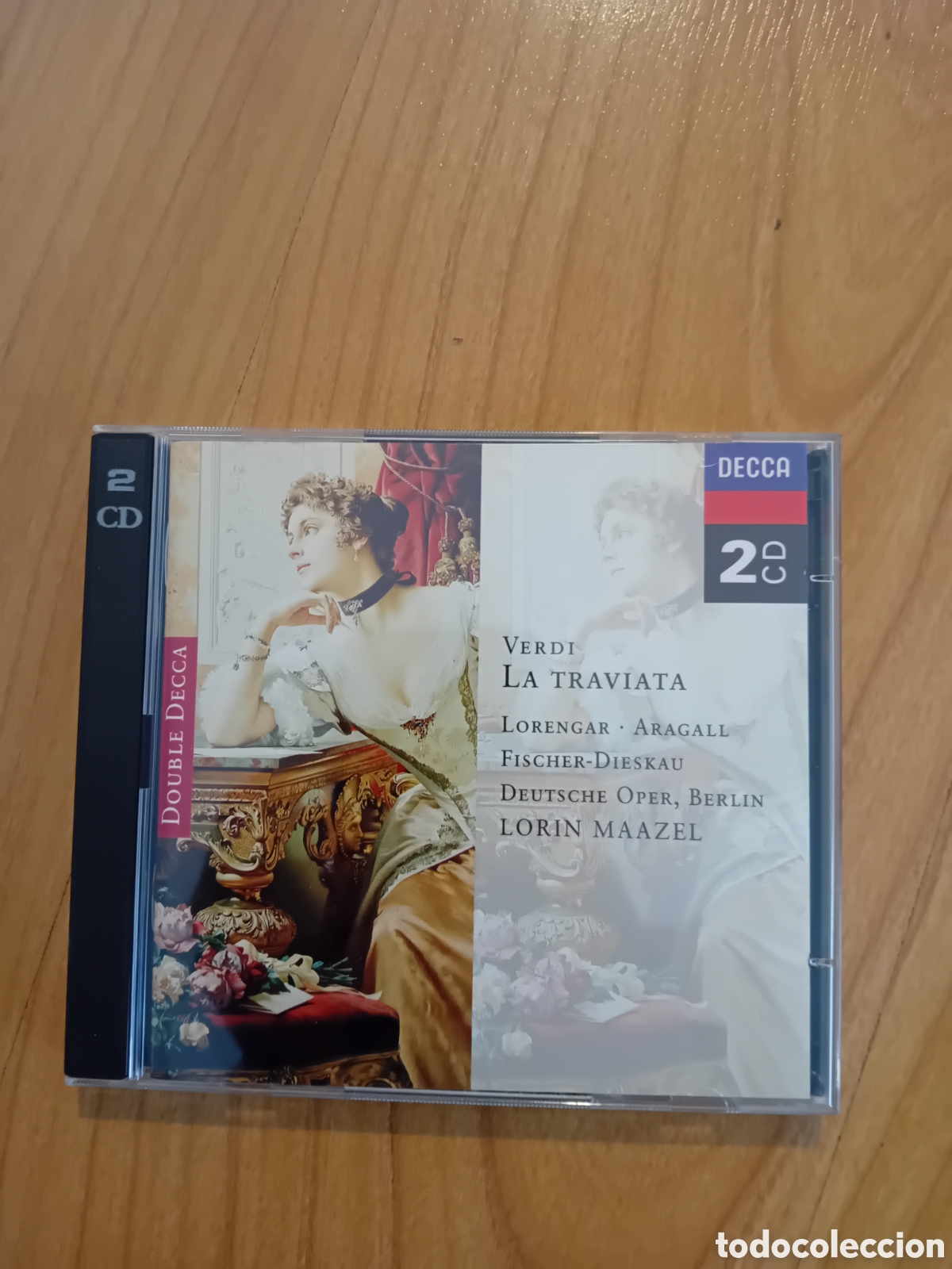 CDs de m&uacute;sica: DOBLE CD LA TRAVIATA. VERDI. DECCA. LORENGAR - Foto 1