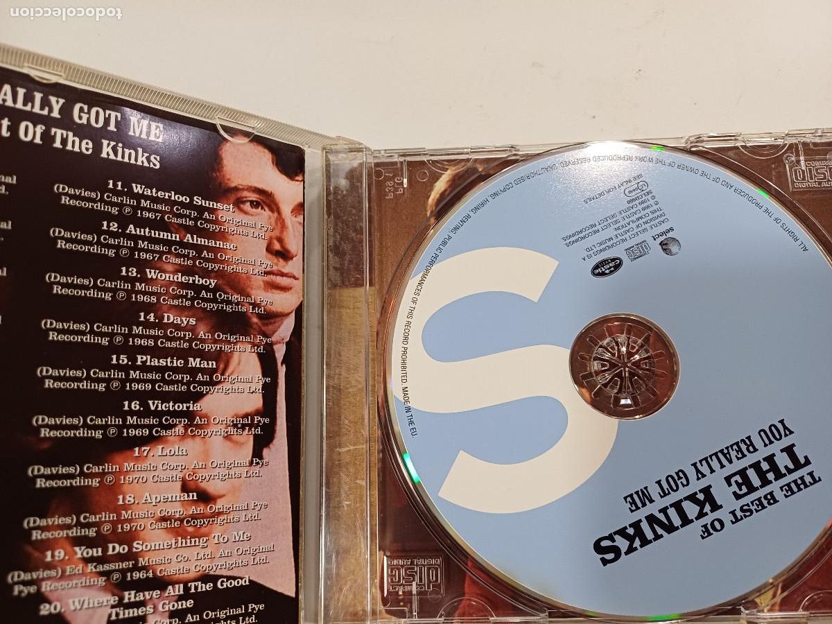 CDs de m&uacute;sica: THE KINKS/THE BEST OF/CD. - Foto 2