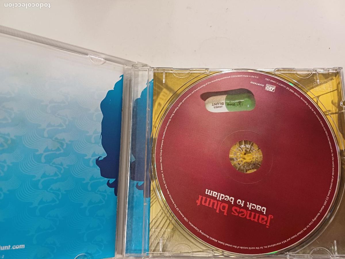 CDs de m&uacute;sica: JAMES BLUNT/BACK TO BEDLAM/CD. - Foto 2