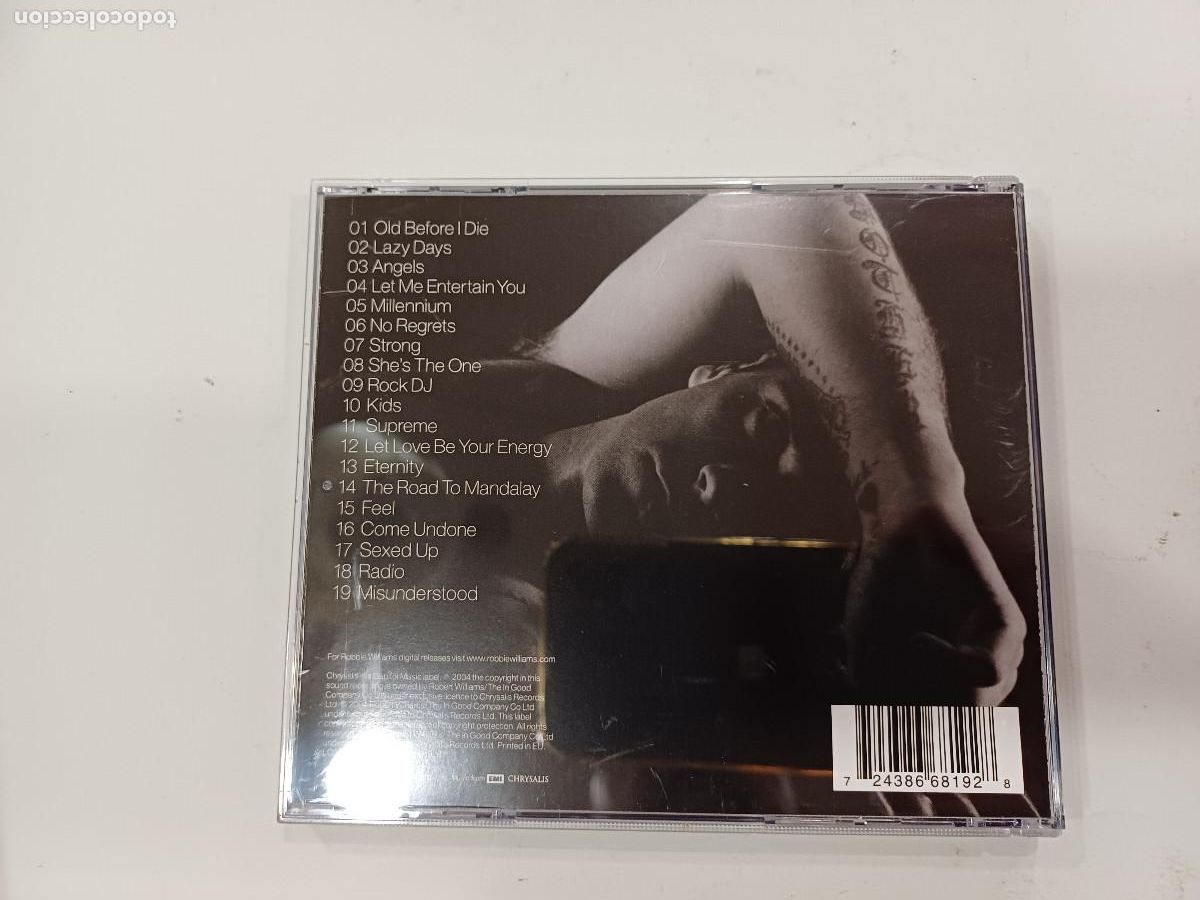 CDs de m&uacute;sica: ROBBIE WILLIAMS/GREATEST HITS/CD. - Foto 3