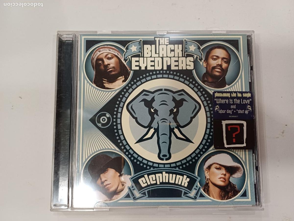 CDs de m&uacute;sica: THE BLACK EYEDPEAS/ELEPHUNK/CD. - Foto 1
