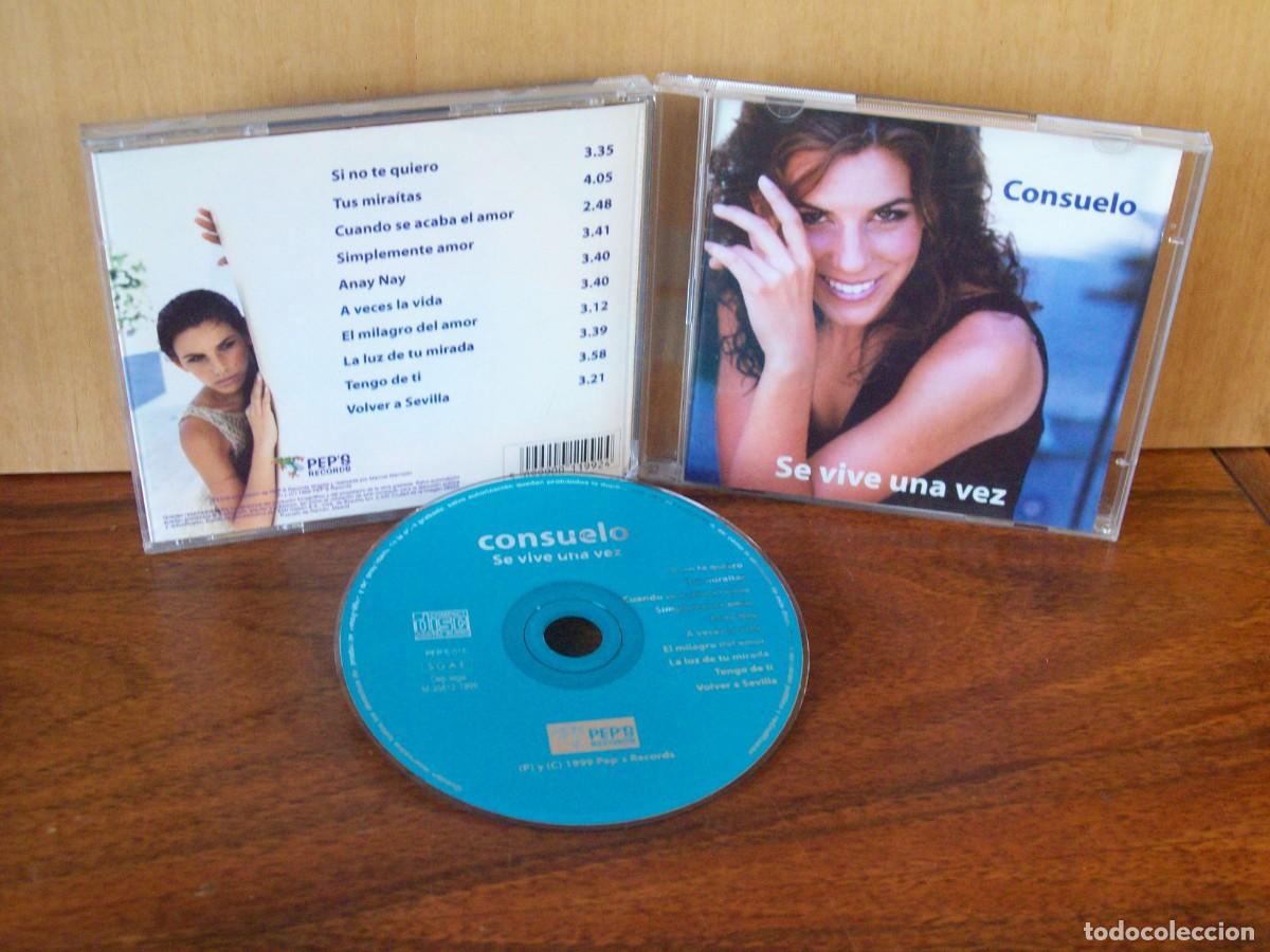 CDs de m&uacute;sica: CONSUELO - SE VIVE UNA VEZ - CD - Foto 1