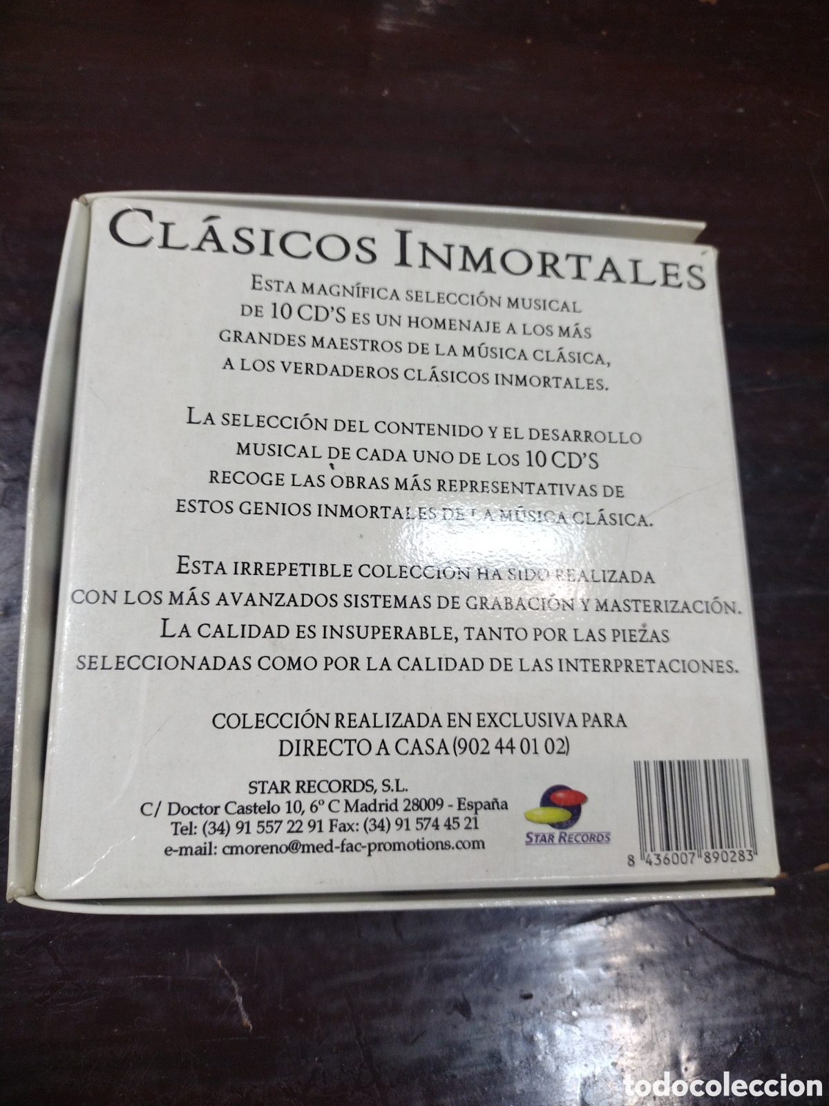 CDs de m&uacute;sica: 10 CD - CLASICOS INMORTALES. CD - Foto 2