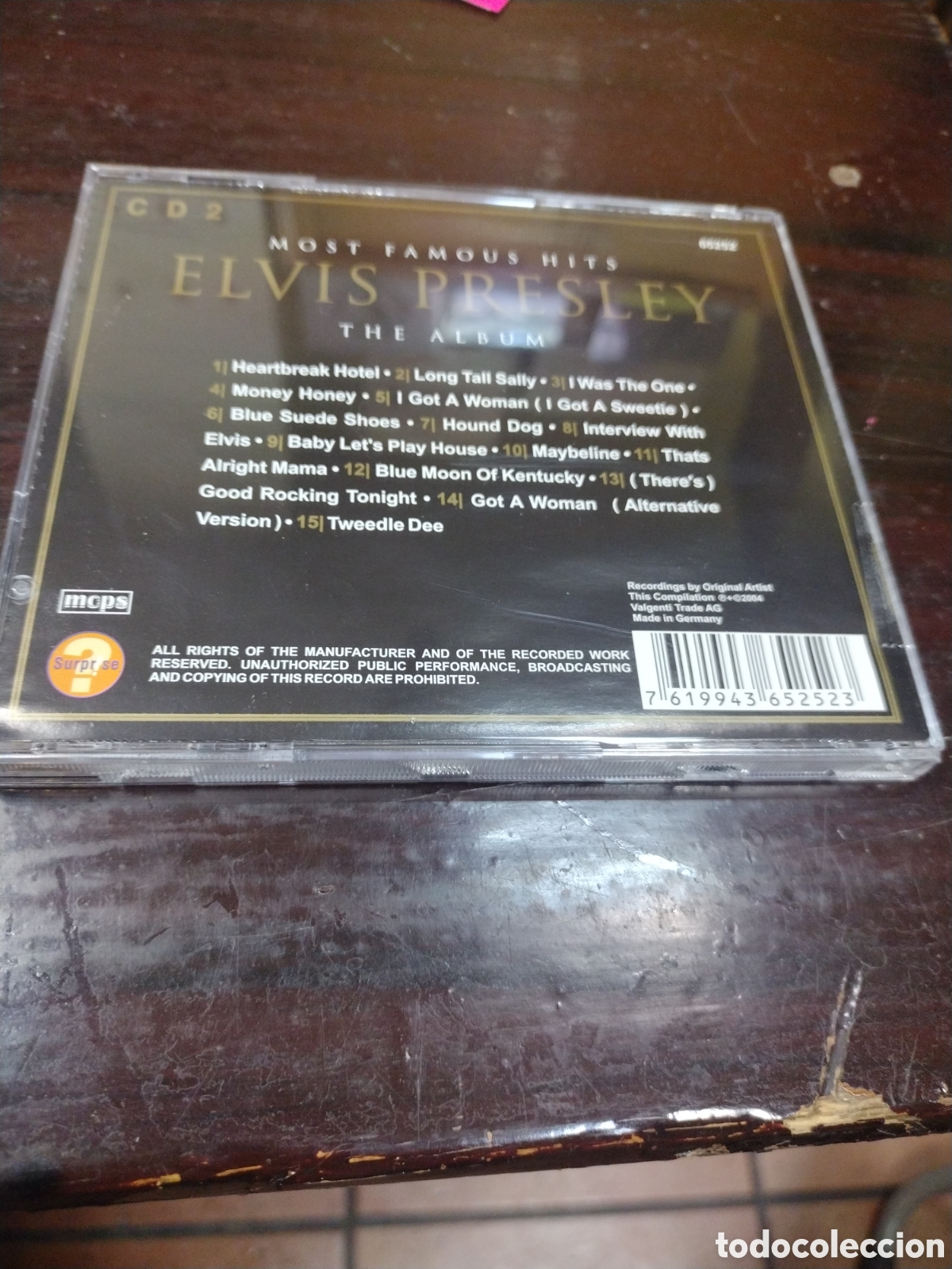 CDs de m&uacute;sica: ELVIS PRESLEY. MOST FAMOUS HITS. CD - Foto 2