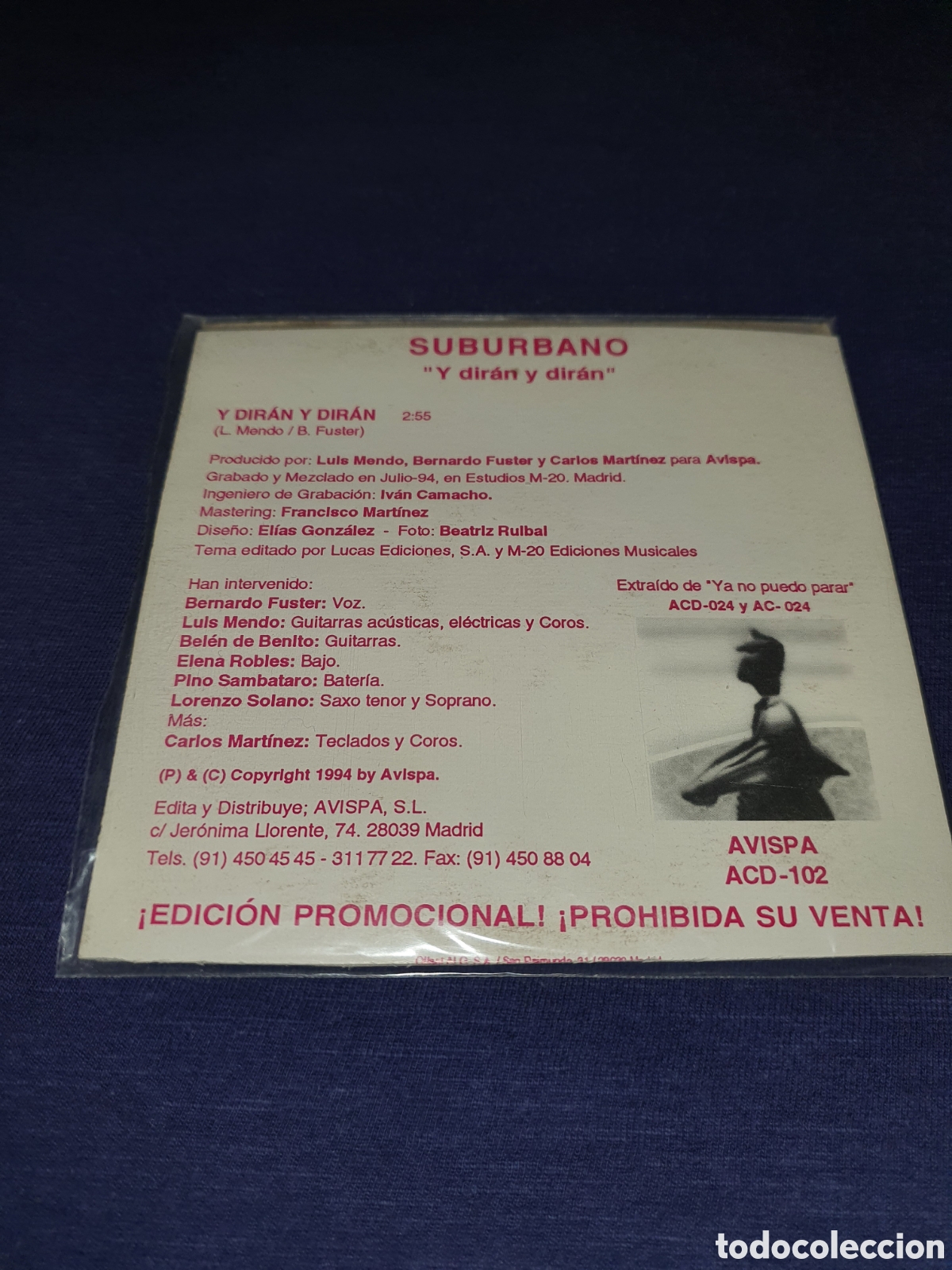 CDs de m&uacute;sica: Suburbano Y dir&aacute;n y dir&aacute;n single - Foto 2