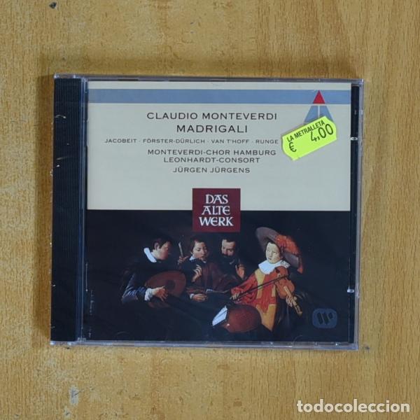 CDs de m&uacute;sica: MONTEVERDI - MADRIGALI - CD - Foto 1