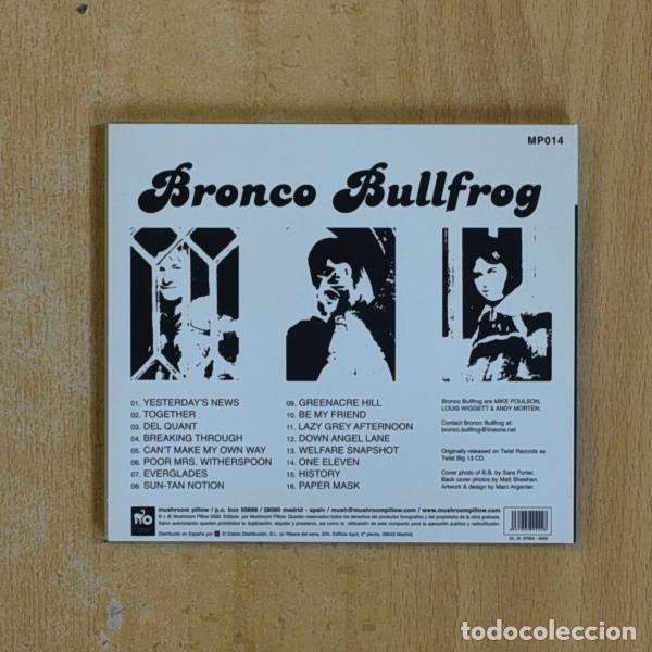 CDs de m&uacute;sica: BRONCO BULLFROG - BRONCO BULLFROG - CD - Foto 2