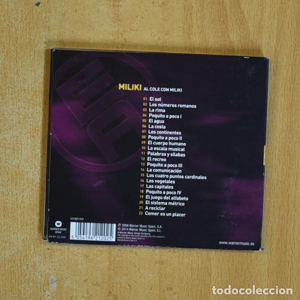 CDs de m&uacute;sica: MILIKI - AL COLE CON MILIKI - CD - Foto 2