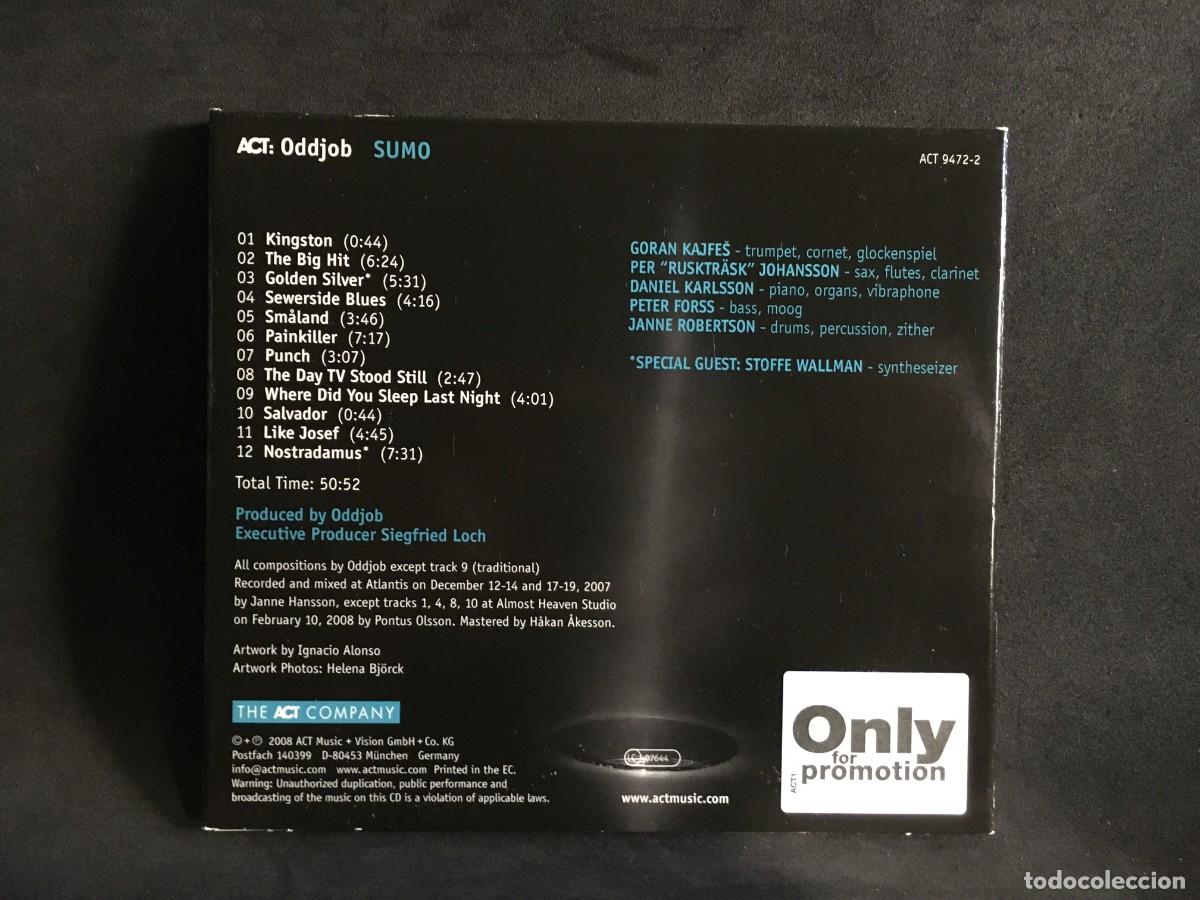 CDs de m&uacute;sica: Oddjob - SUMO - CD Digipack - ACT Music - Foto 2