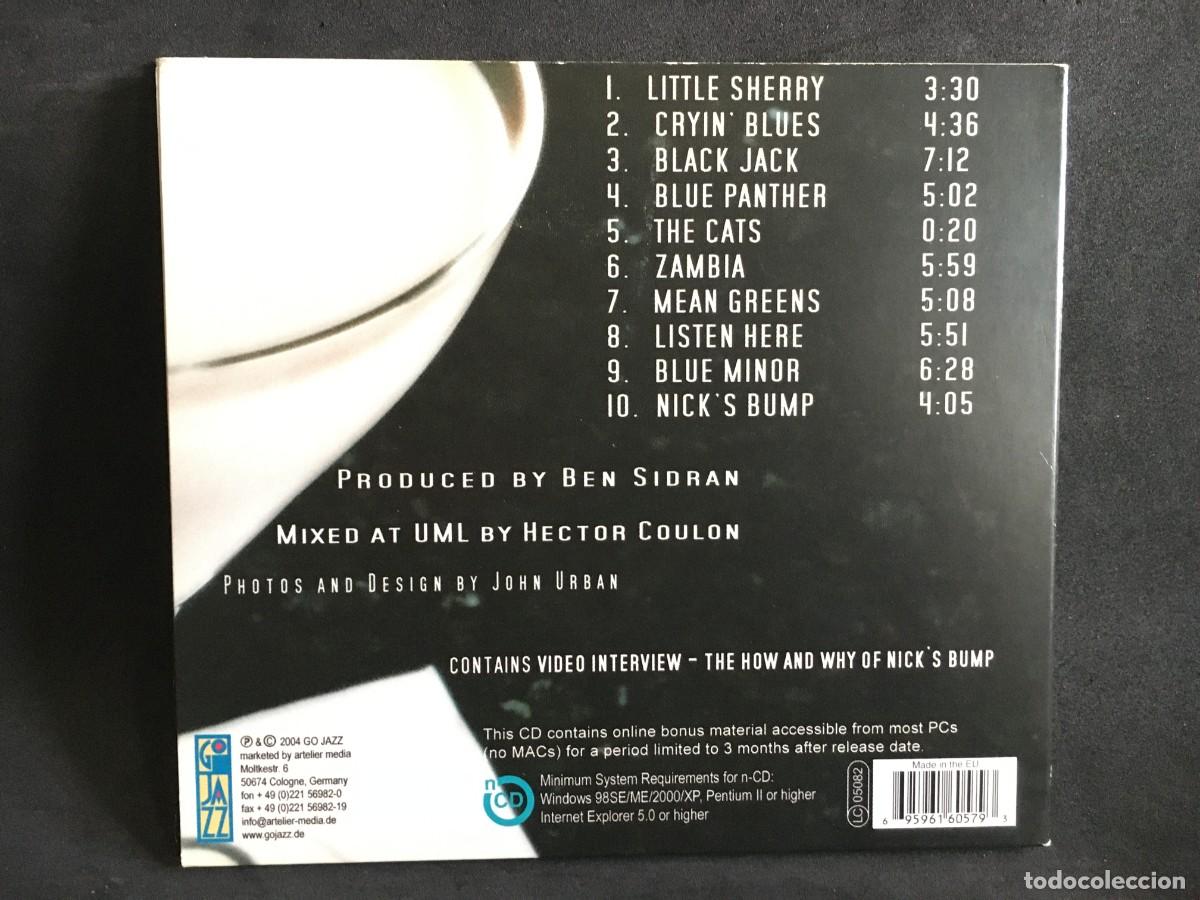 CDs de m&uacute;sica: Ben Sidran &ndash; Nick&acute;s Bump - CD Digipack - Go Jazz - Foto 2