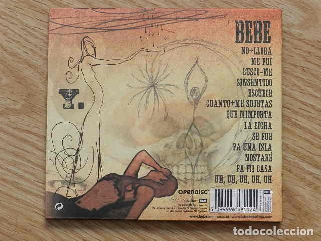 CDs de m&uacute;sica: CD BEBE Y. digipack a&ntilde;o 2009 - Foto 2