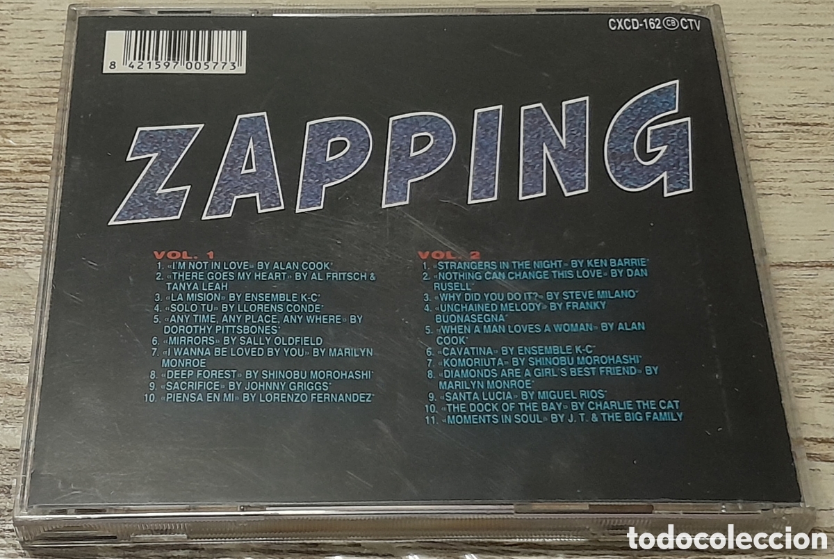 CDs de m&uacute;sica: ZAPPING - 2 CD - ALAN COOK - SALLY OLDFIELD - DAN RUSELL ... - Foto 2