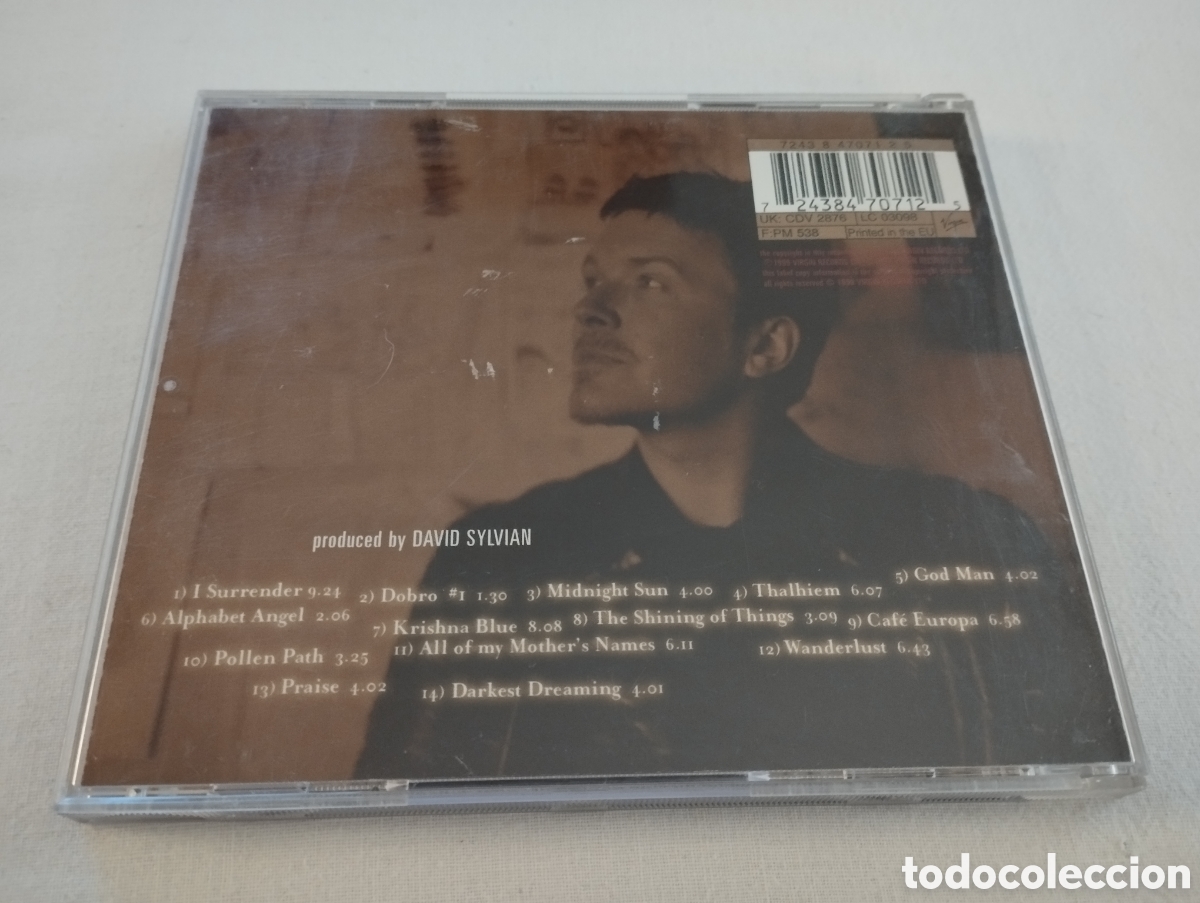 CDs de m&uacute;sica: DAVID SYLVIAN. DEAD BEES ON A CAKE (CD) - Foto 3