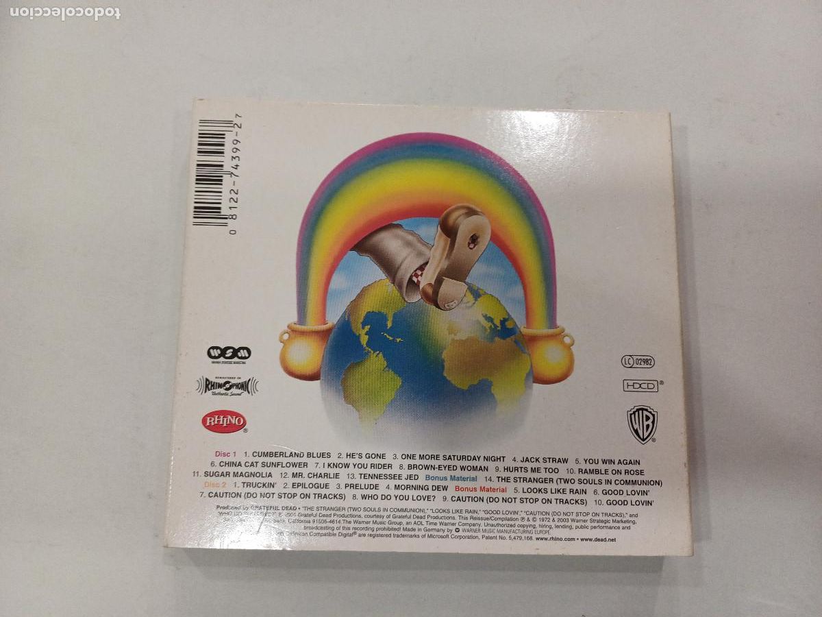 CDs de m&uacute;sica: GRATEFUL DEAD/EUROPE 72/CD DOBLE DIGIPACK. - Foto 4