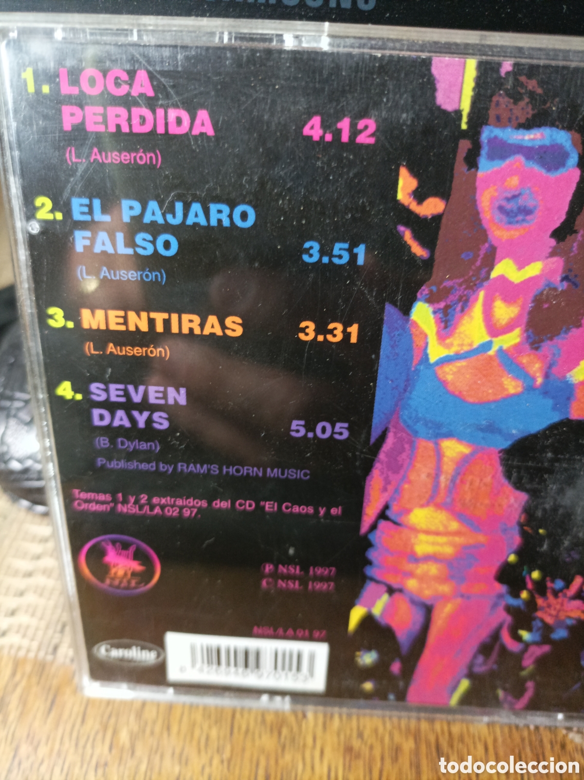 CDs de m&uacute;sica: Luis auser&oacute;n. Loca perdida. Cd. - Foto 2