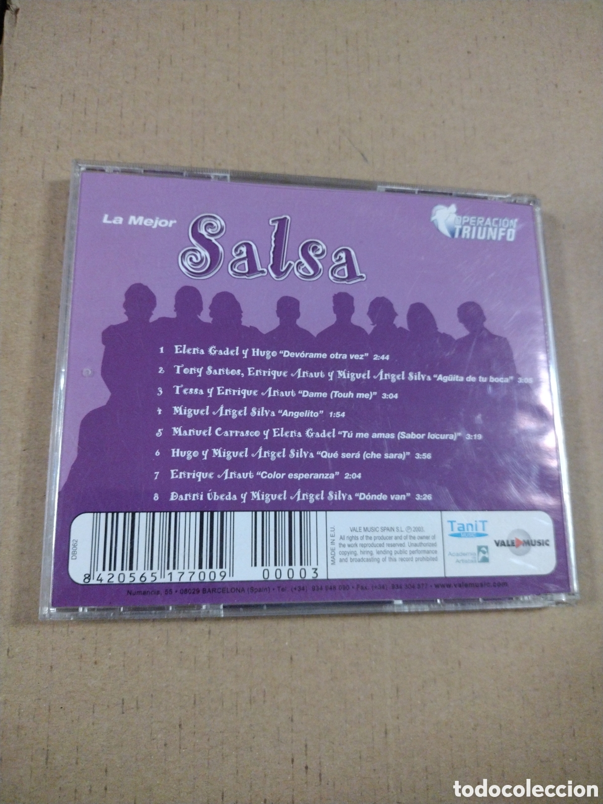CDs de m&uacute;sica: OPERACION TRIUNFO. LA MEJOR SALSA. CD - Foto 2
