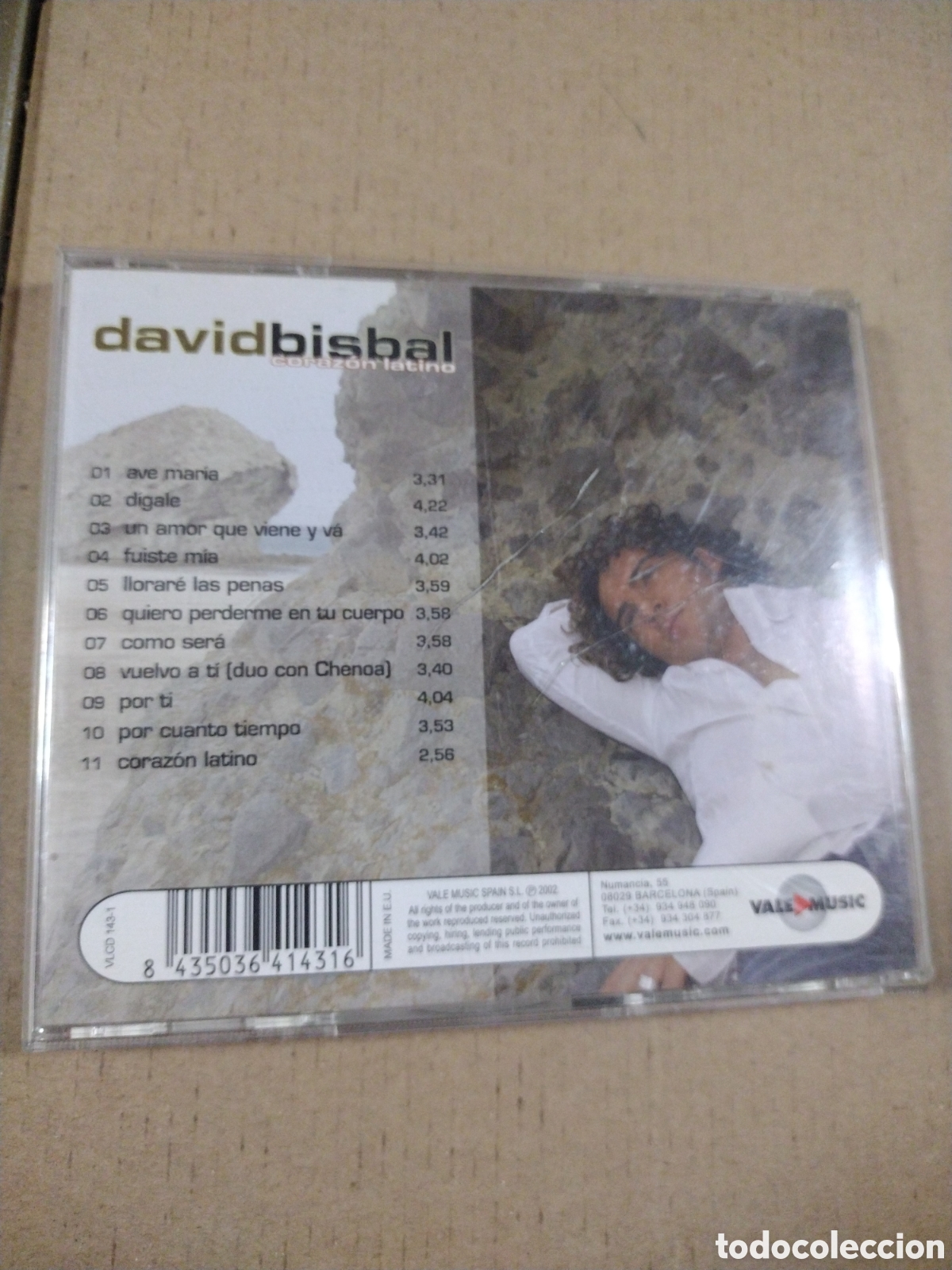 CDs de m&uacute;sica: DAVID BISBAL. CORAZON LATINO. CD - Foto 2
