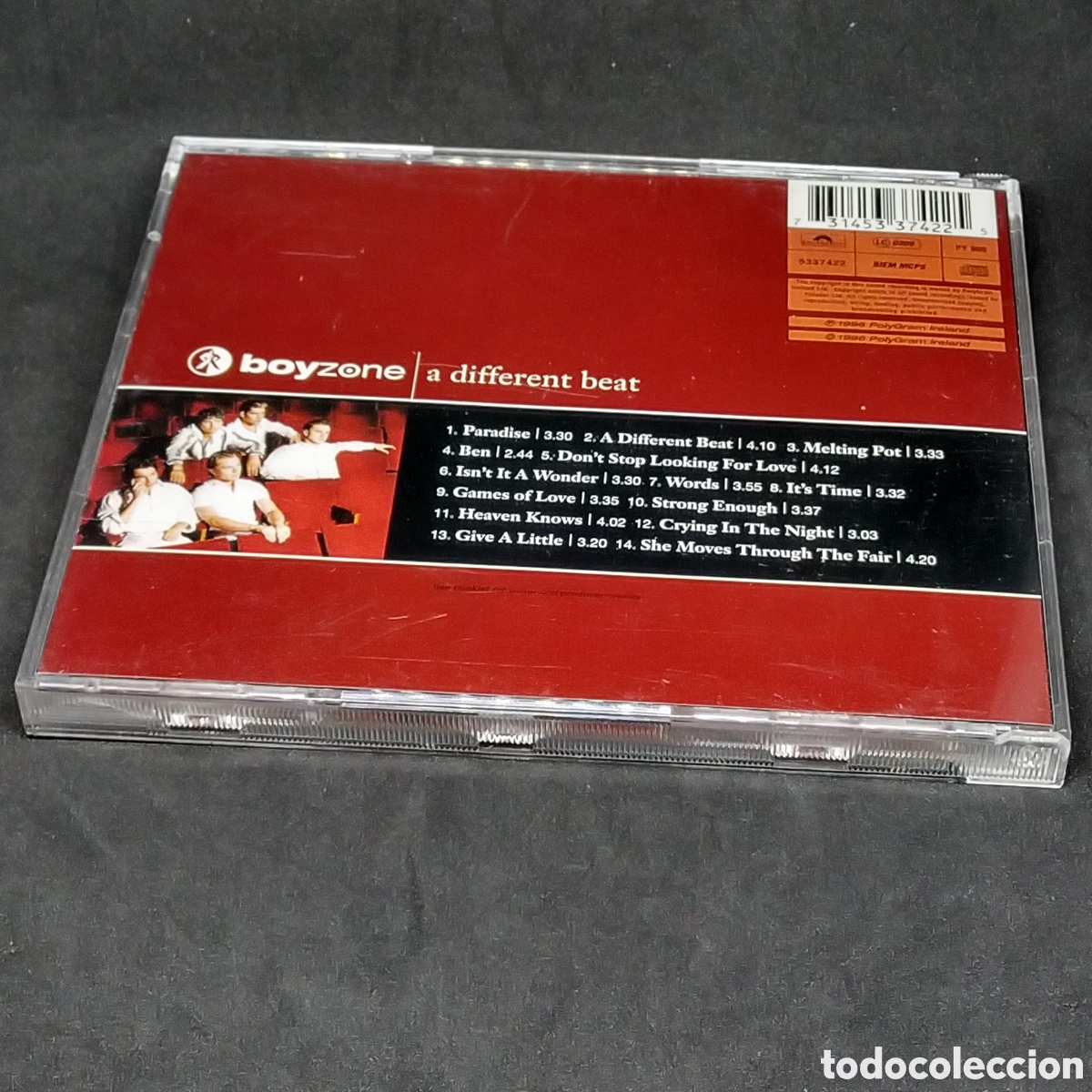CDs de m&uacute;sica: BOYZONE - A DIFFERENT BEAT - CD - 1996 - DISCO VERIFICADO - Foto 2