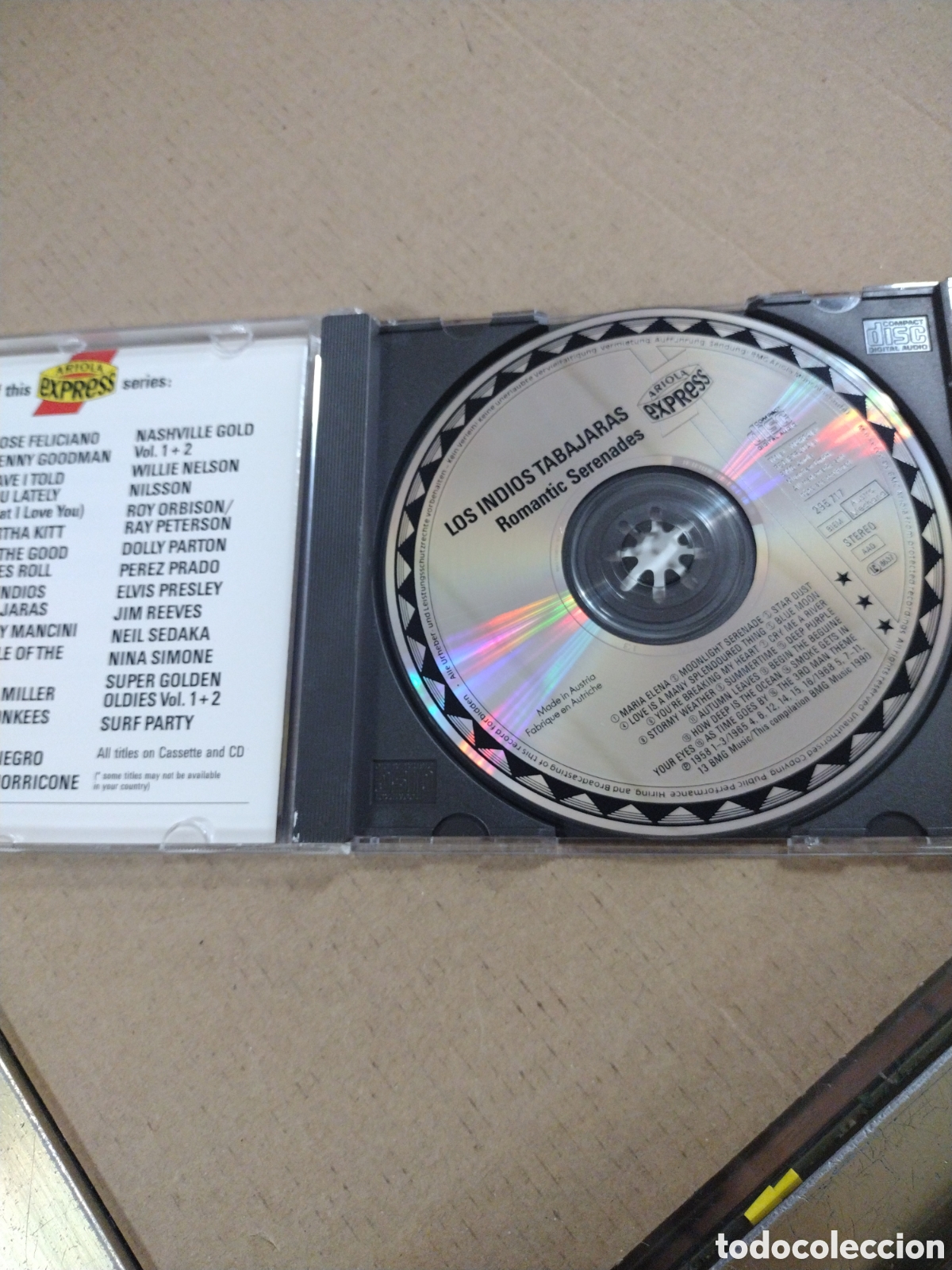 CDs de m&uacute;sica: LOS INDIOS TABAJARAS. ROMANTIC SERENADES. CD - Foto 3