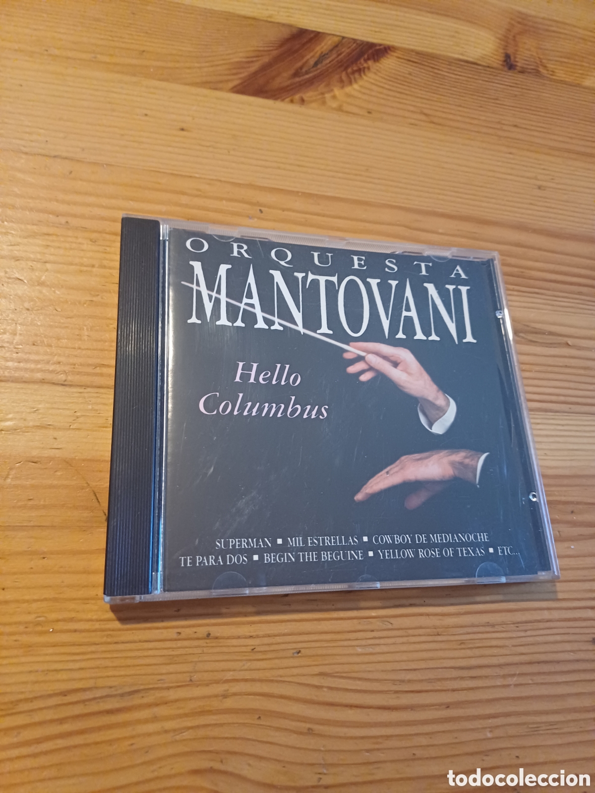 CDs de m&uacute;sica: Orquesta Mantovani Hello Columbus Superman Mil Estrellas Te Para dos Begin the beguine Yellow rose