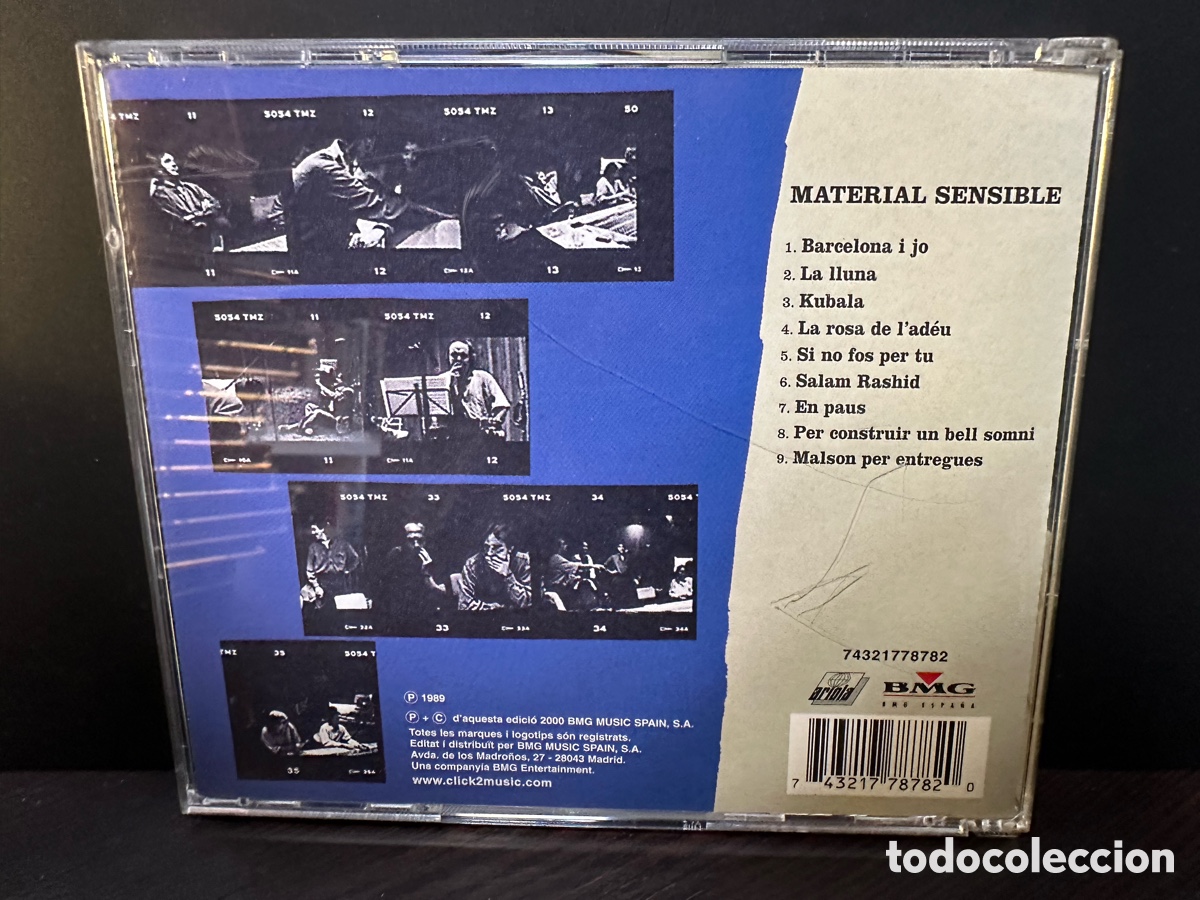CDs de m&uacute;sica: Joan Manuel Serrat - Material Sensible (CD, Album) - Foto 2