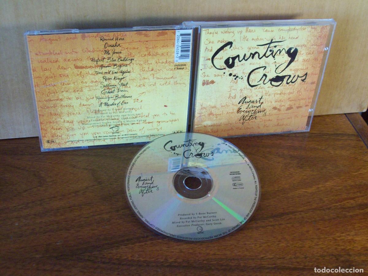 CDs de m&uacute;sica: COUNTING CROWS - AUGUSTAND EVERYTHING AFTER - CD FABRICADO EN FRANCIA - Foto 1