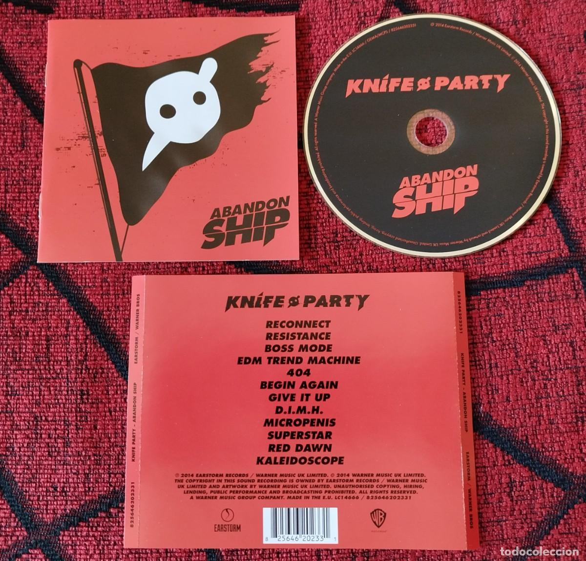 CDs de m&uacute;sica: KNIFE PARTY ** Abandon Ship ** 2014 UK CD - Foto 1