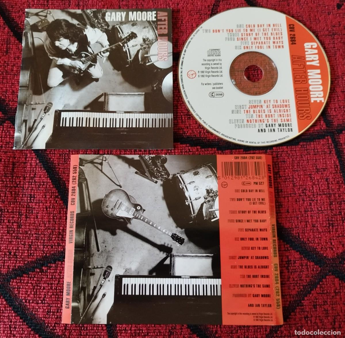 CDs de m&uacute;sica: GARY MOORE ** After Hours ** 1992 UK CD - Foto 1