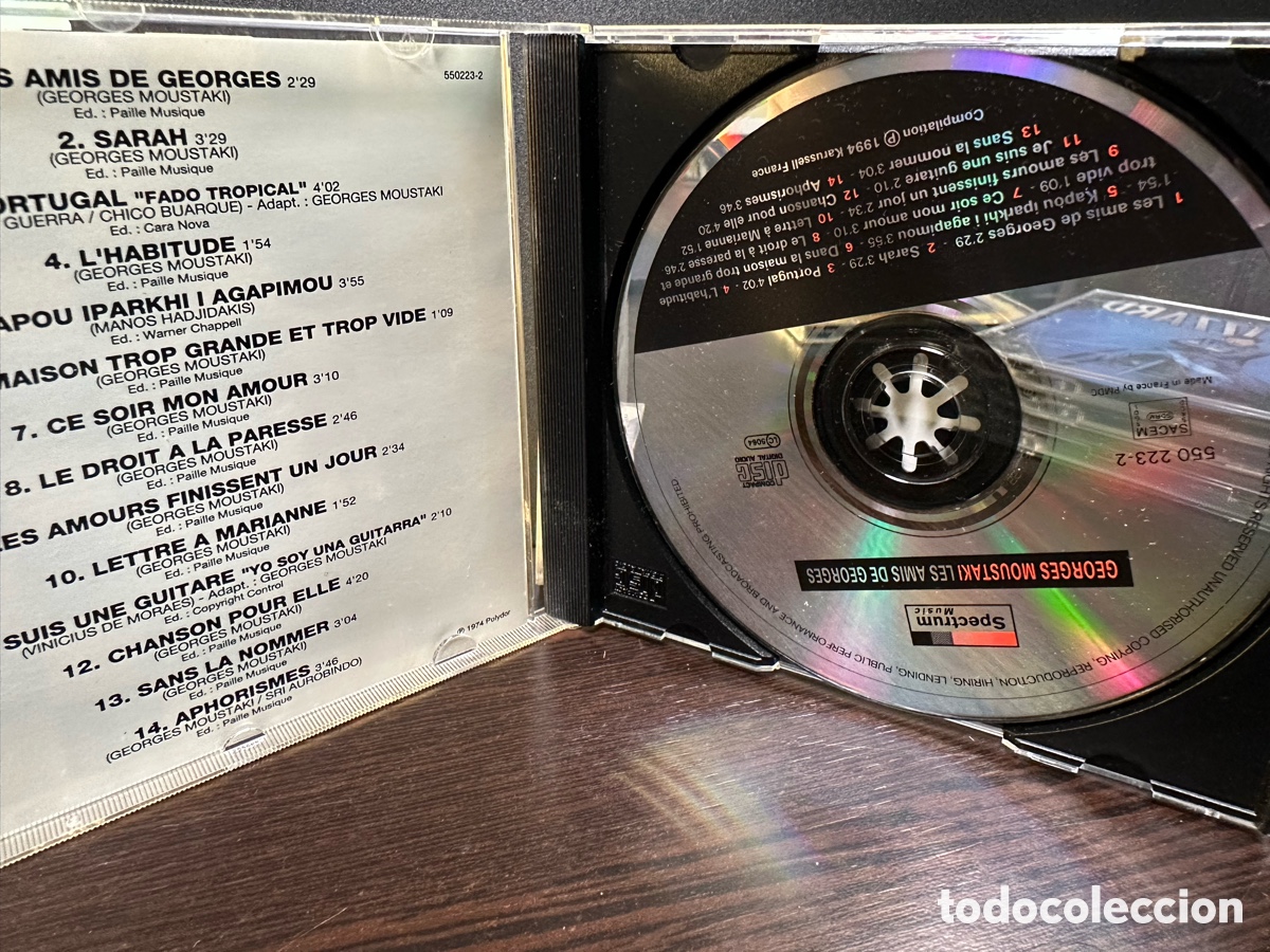 CDs de m&uacute;sica: Georges Moustaki - Les Amis De Georges (CD, Comp) - Foto 3