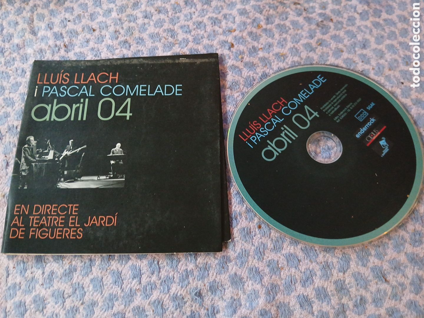 CDs de m&uacute;sica: LLUIS LLACH / PASCAL COMELADE - ABRIL 04 - CD CARDBOARD - C - - Foto 1