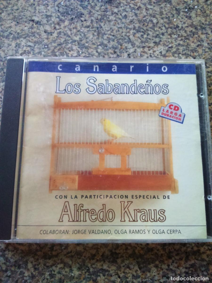 CDs de m&uacute;sica: CD -- LOS SABANDE&Ntilde;OS CON ALFREDO KRAUS -- CANARIO -- - Foto 1