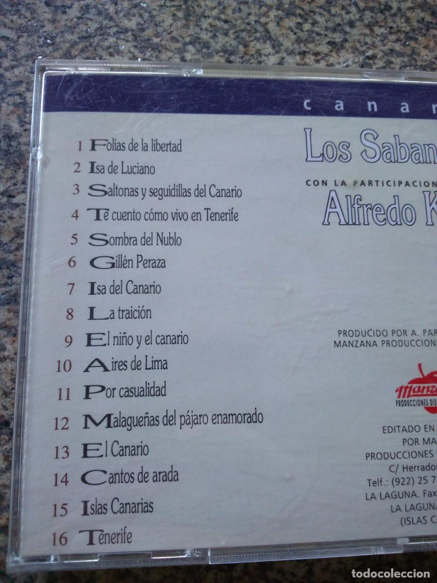 CDs de m&uacute;sica: CD -- LOS SABANDE&Ntilde;OS CON ALFREDO KRAUS -- CANARIO -- - Foto 2