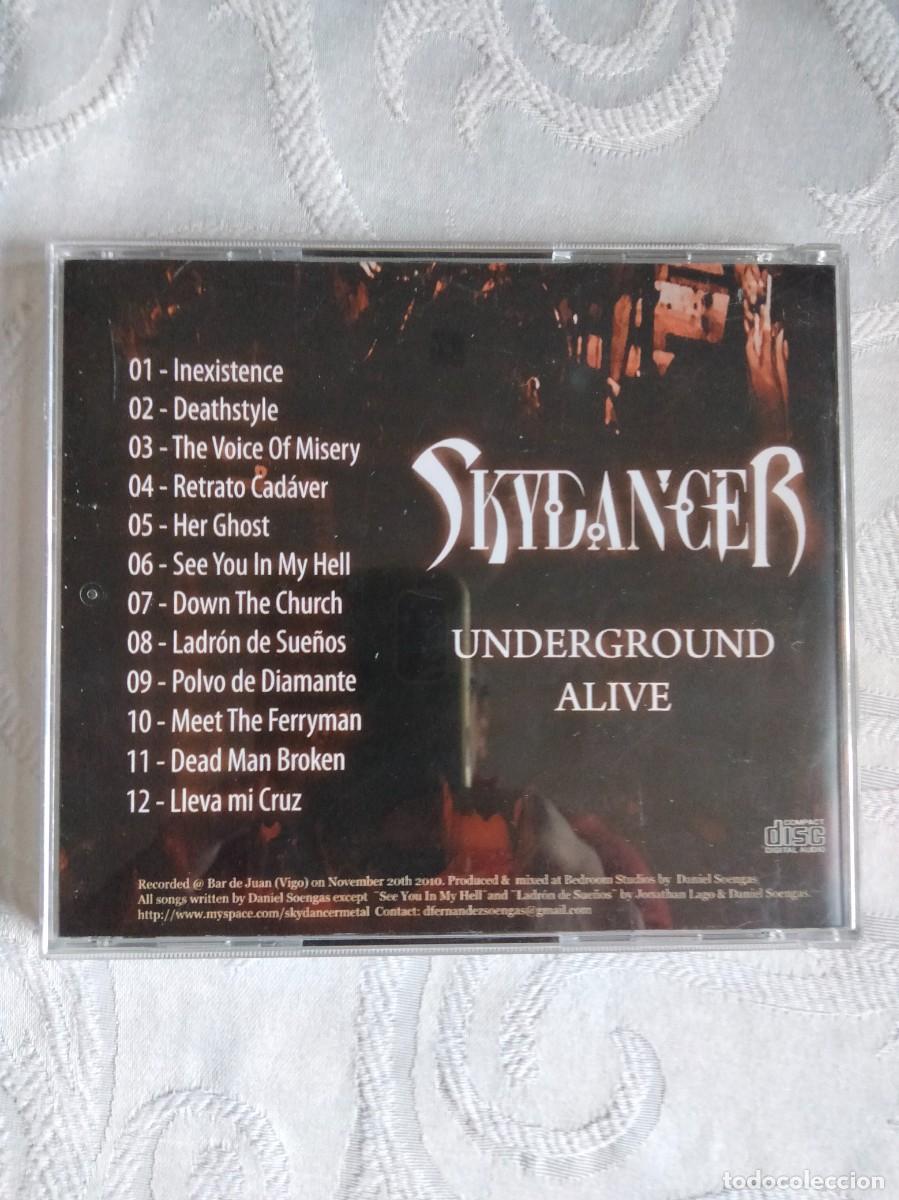 CDs de m&uacute;sica: SKYDANCER - Underground alive - Foto 2